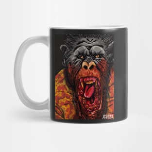 Nope “No Monkey Business” Gordy The Chimpanzee portrait (digital) Mug